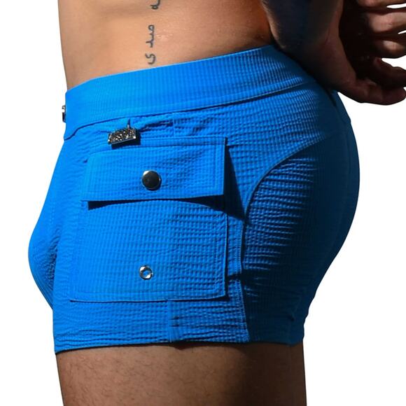 Andrew Christian Cargo Trunk Electric Electric Blue Medium - Picture 4 of 4